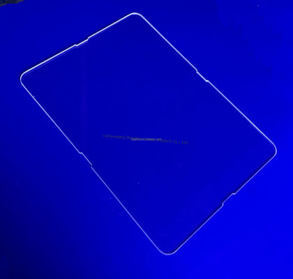 높은 투명성 92% 빛 전달성 1100°C 작업 온도 99.99% SiO2 순도