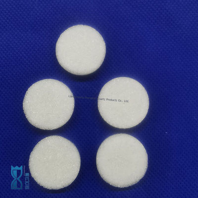 실험실 기기 가스 및 액체 여과 석영 모래 코어 석영 필터 디스크