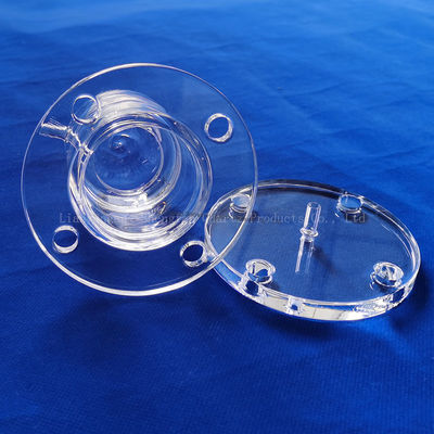 Customized Sealed Quartz Glass Tube with 1-100mm Thickness and 1732℃ Melting Point