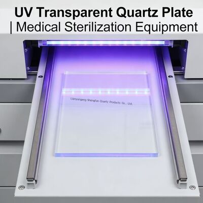 Optically Clear Quartz Glass Plate with Superior Hardness and Thermal Shock Resistance for Scientific Equipment
