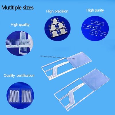 높은 투명성 맞춤형 크기 고온 저항성 융합 실리카 쿼츠 유리판