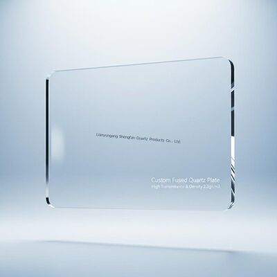 Custom Clear High Temperature Resistance Glass Plates JGS1 Fused Silica Quartz Glass Disc