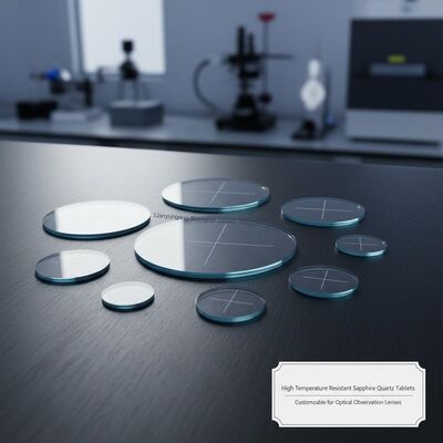 Custom High Temperature Resistant 1150℃ Working Temperature Fused Quartz Plate with 92% Light Transmittance and 2.2g/cm³ Density