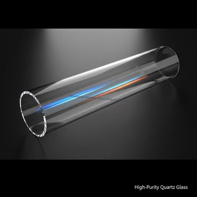 맞춤형 대구경 고온 내성 부식 방지 석영 유리 용광로 튜브