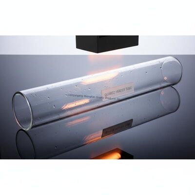 高純度SiO2>99.99%의 맞춤형 대형 내열 석영 유리관