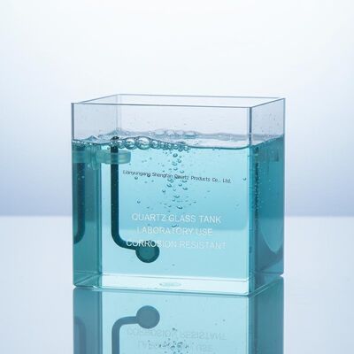 고온실험실용 고전도성, 부식 저항성 쿼츠 유리판