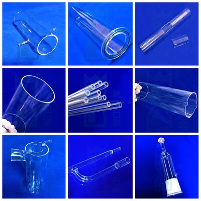 이산화규소 석영 히이터 관 Uv 유리 1683 정도 융합된 실리카 모세관