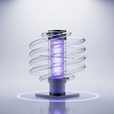 300mm OD 고온 저항 UVC 광용 투명 석영 유리관