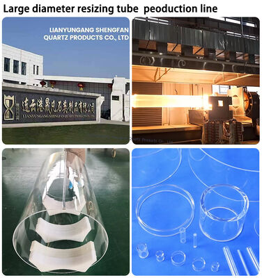 1100°C 작업 온도 및 UV 차단 기능이 있는 고순도 99.99% 석영 유리관