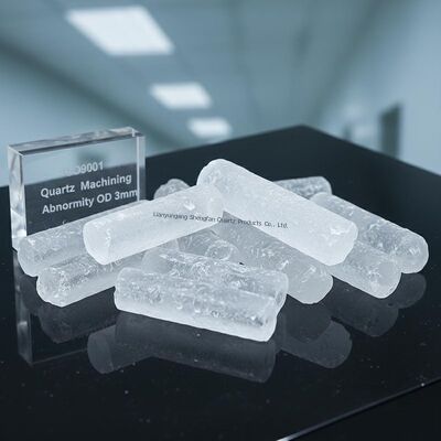 ISO9001 인증 3mm OD 고온 저항 석영 유리관 (높은 광 투과율)