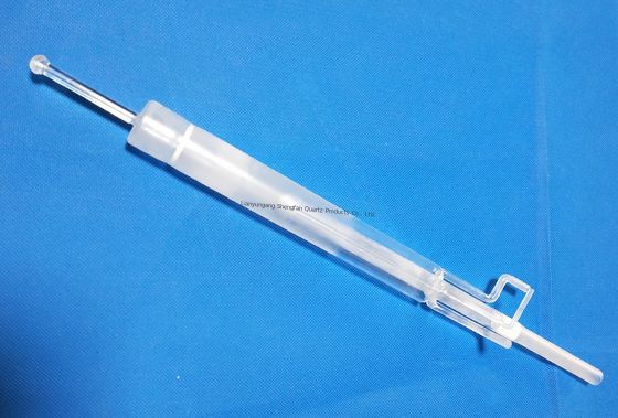 융합 실리카 모세혈구 쿼츠 유리 튜브 1100°C 작업 온도 99.99% SiO2 순도 및 높은 빛 전달