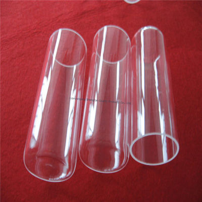 고 순수 99.99% SiO2 쿼츠 유리 튜브 반도체 용으로 1180°C 고방점과 1100°C 스트레인점