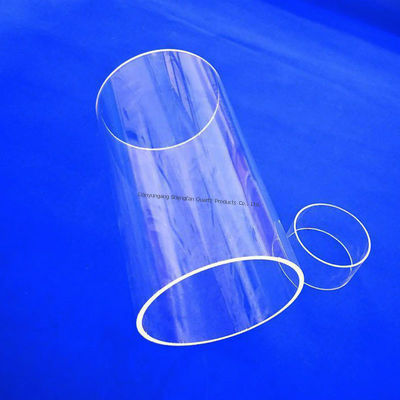 반도체 응용 용도로 좋은 전기 단열 고 열 저항성 고 광 전달 성능의 쿼츠 유리 튜브