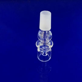 Transparent Round Quartz Glass Tube 99.99% Pure material Strong Hardness