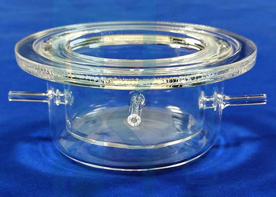 석영 유리 원자로 반응 탱크 고객용 사이즈 화학 실험실 유리제품 과학 연구실 유리제품