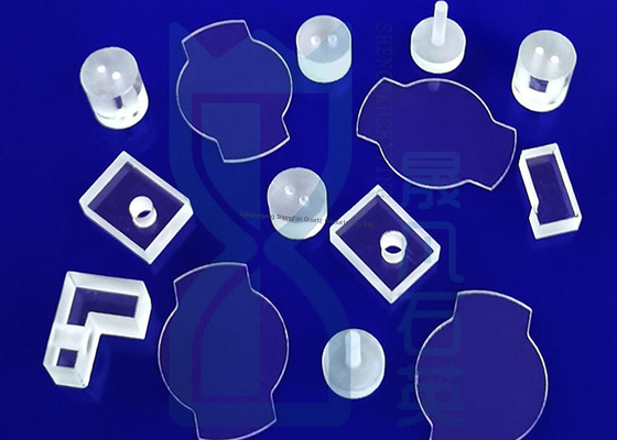 투명 석영 유리판 고저항 사각 석영판 밀도 2.2g/cm3 SIO2 99.99%