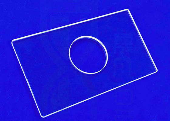 지도된 제품 보호 창을 위한 Uv Uvc 알칼리 저항 석영 유리판