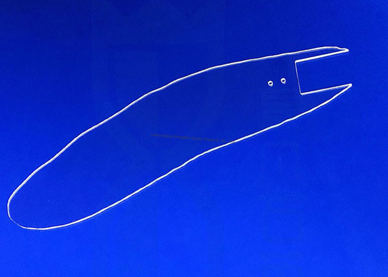 투명 석영 유리판 고저항 사각 석영판 밀도 2.2g/cm3 SIO2 99.99%