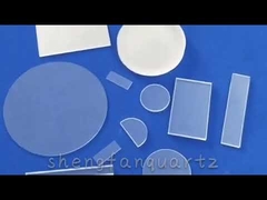 0.3mm 석영 유리판 투명 석영 유리 기판 고순도