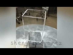 고온 석영 유리 도가니 가열 또는 화학용