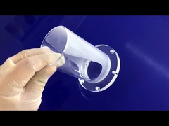 대구경 투명 석영관 플랜지, 화학 파이프용