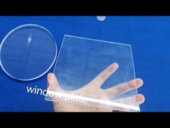 용접 석영 유리 평판 시트 광학 시창 유리 창