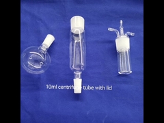 과학 연구실 석영 화재 원자로 솥 10 - 100 밀리람베르트 오일 원심분리기 유리관