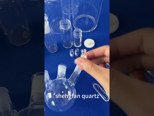 Clear Transparent Quartz Tube with 1732℃ Melting Point and 1-100mm Thickness for Semiconductor and Optical Applications