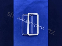 공장 주문 고온 저항 투명한 쿼츠 반지