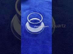 공장 사용자 정의 실험실 고온 내성 쿼츠 공 헤더 그릇