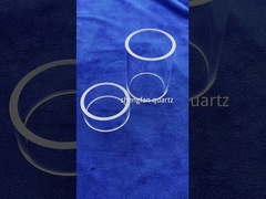 공장 사용자 정의 쿼츠 유리 파이프 큰 지름