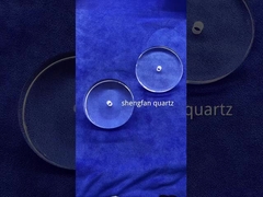 섬유 바 동안 투명 석영 유리 용융 실리카 로드를 닦기