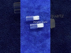 맑은 쿼츠 유리 코일 튜빙 처리 300mm OD UVC 빛