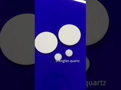 고품질 융합 실리카 쿼츠 콘 튜브 액티니아 탐지기