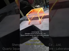 고온 및 부식 저항성 쿼츠 용기 및 쿼츠 사각형 실리