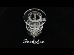 프리미엄 맞춤형 이중층 광촉매 반응기 부식 방지 투명 석영 유리 인스트