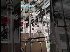 전문 주문 고온 저항 투명 쿼츠 나선 튜브