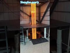 고품질 대형 석영 유리 튜브