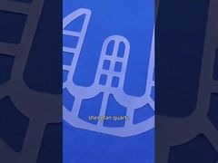 반도체 데모용 정사각형 모양의 열안정성 석영 유리판 보기