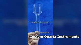 맞춤형 석영 기기 고순도 및 온도